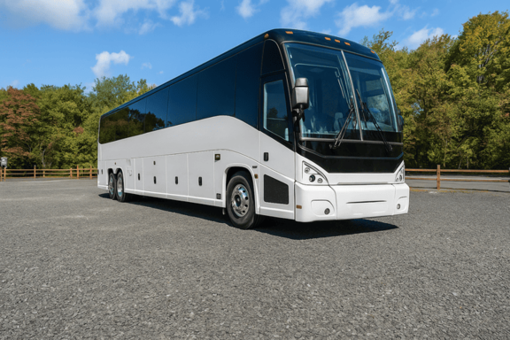Charter Bus Rental North Bergen 56 Passenger Charter Bus